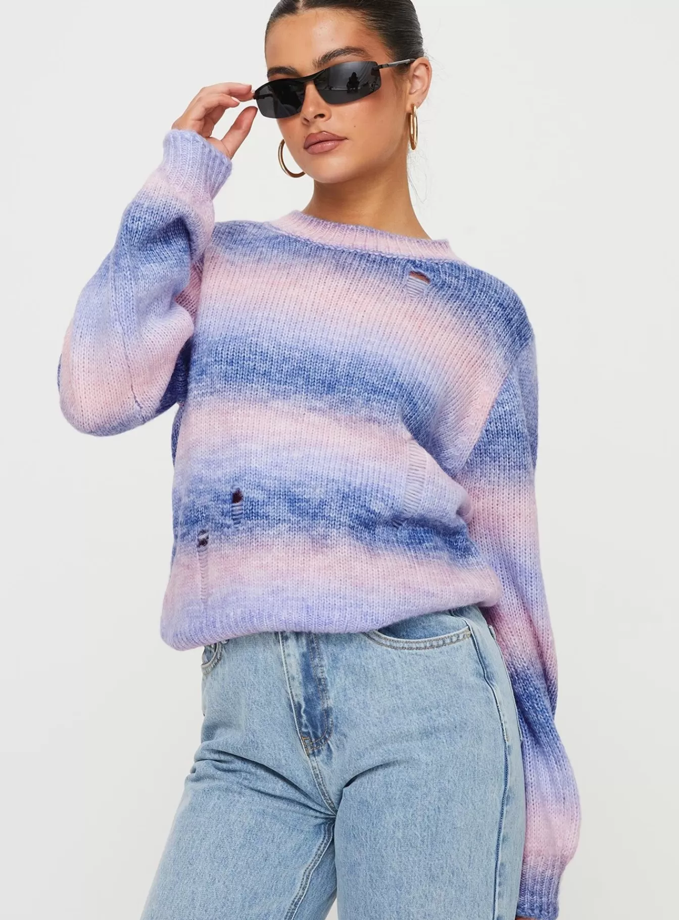 Princess Polly Knitted Sweaters | Marge Ombre Stripe Sweater Multi