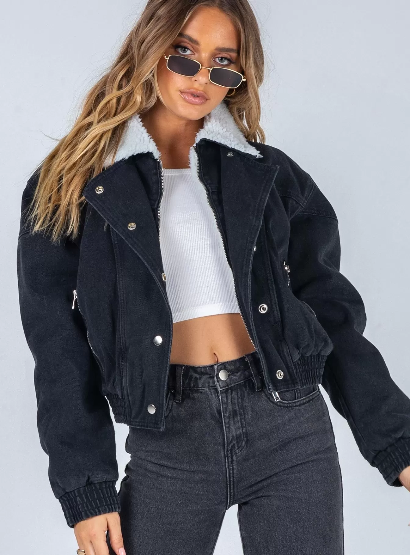 Princess Polly Puffer Jackets | Mary Ann Jacket Black