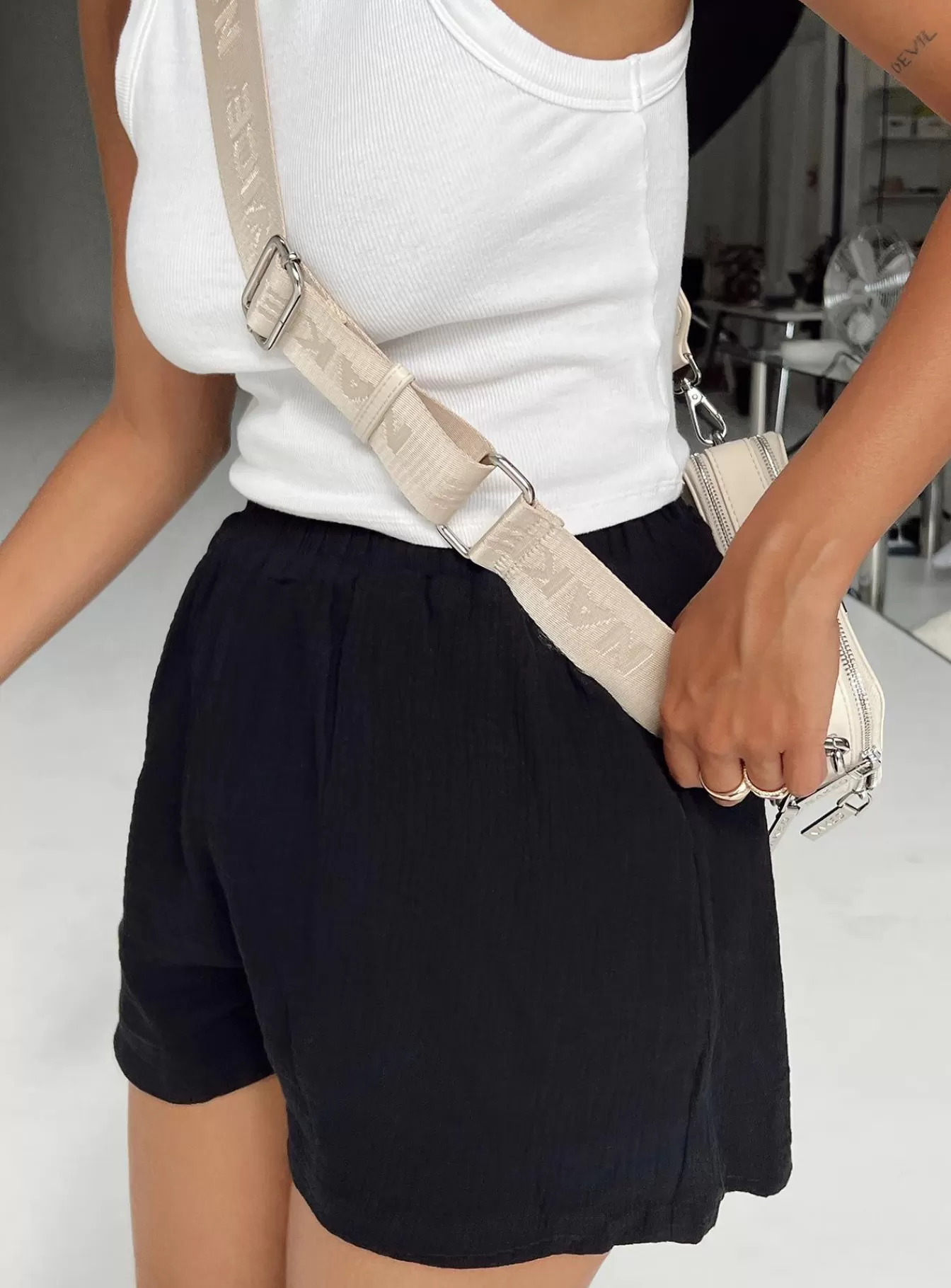 Princess Polly Shorts | Mateo Shorts Black