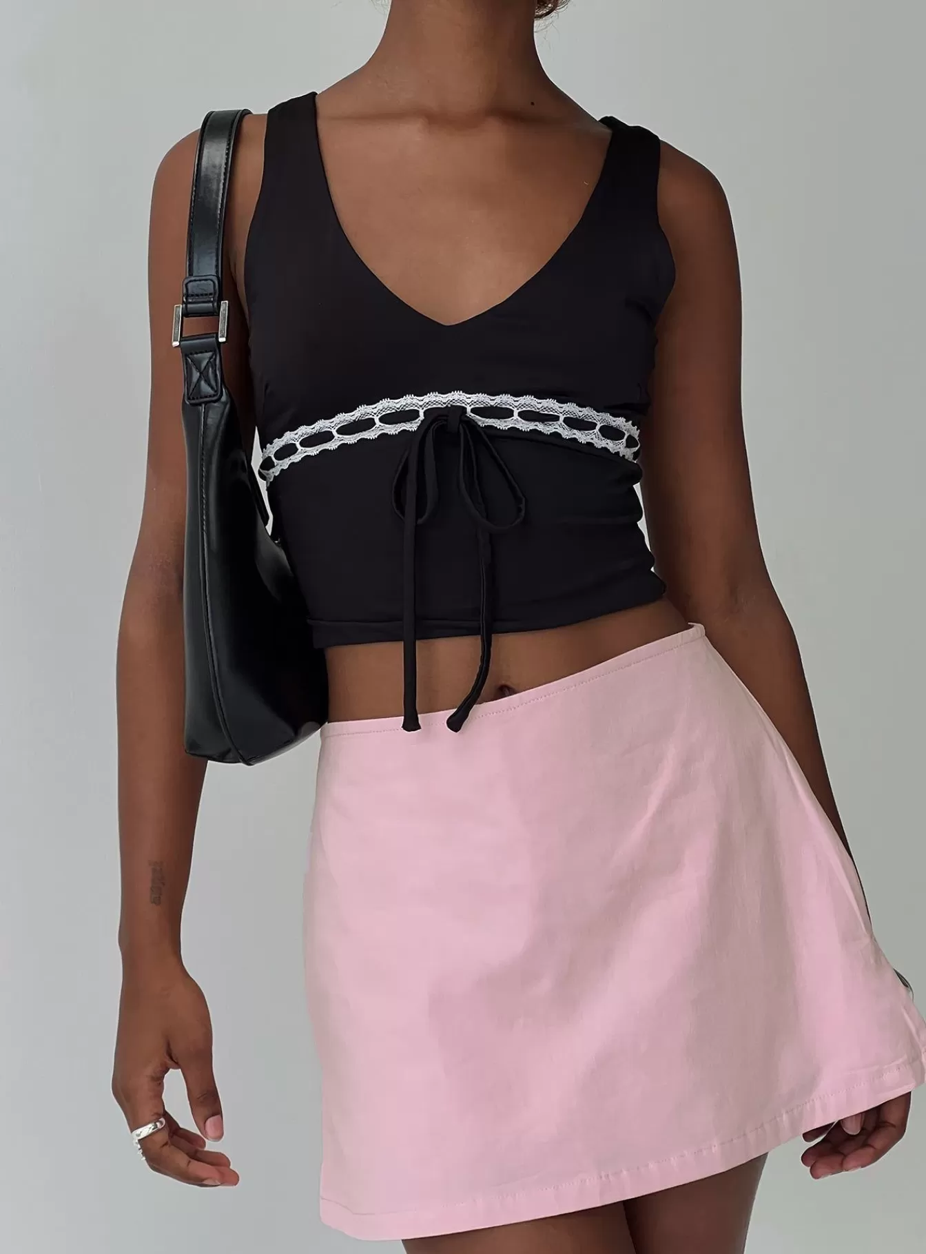 Princess Polly Casual Tops | Mekhi Top Black