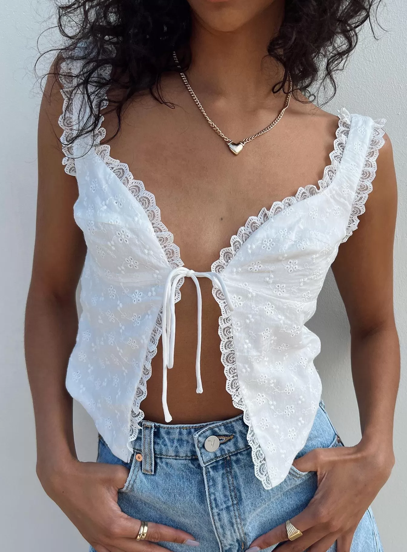 Princess Polly Crop Tops | Merrelle Top White