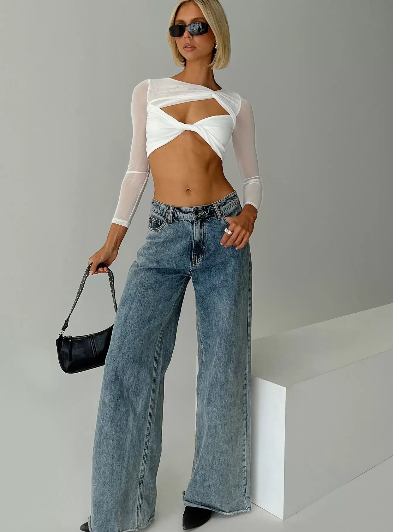 Princess Polly Long Sleeve Tops | Middleton Long Sleeve Top White