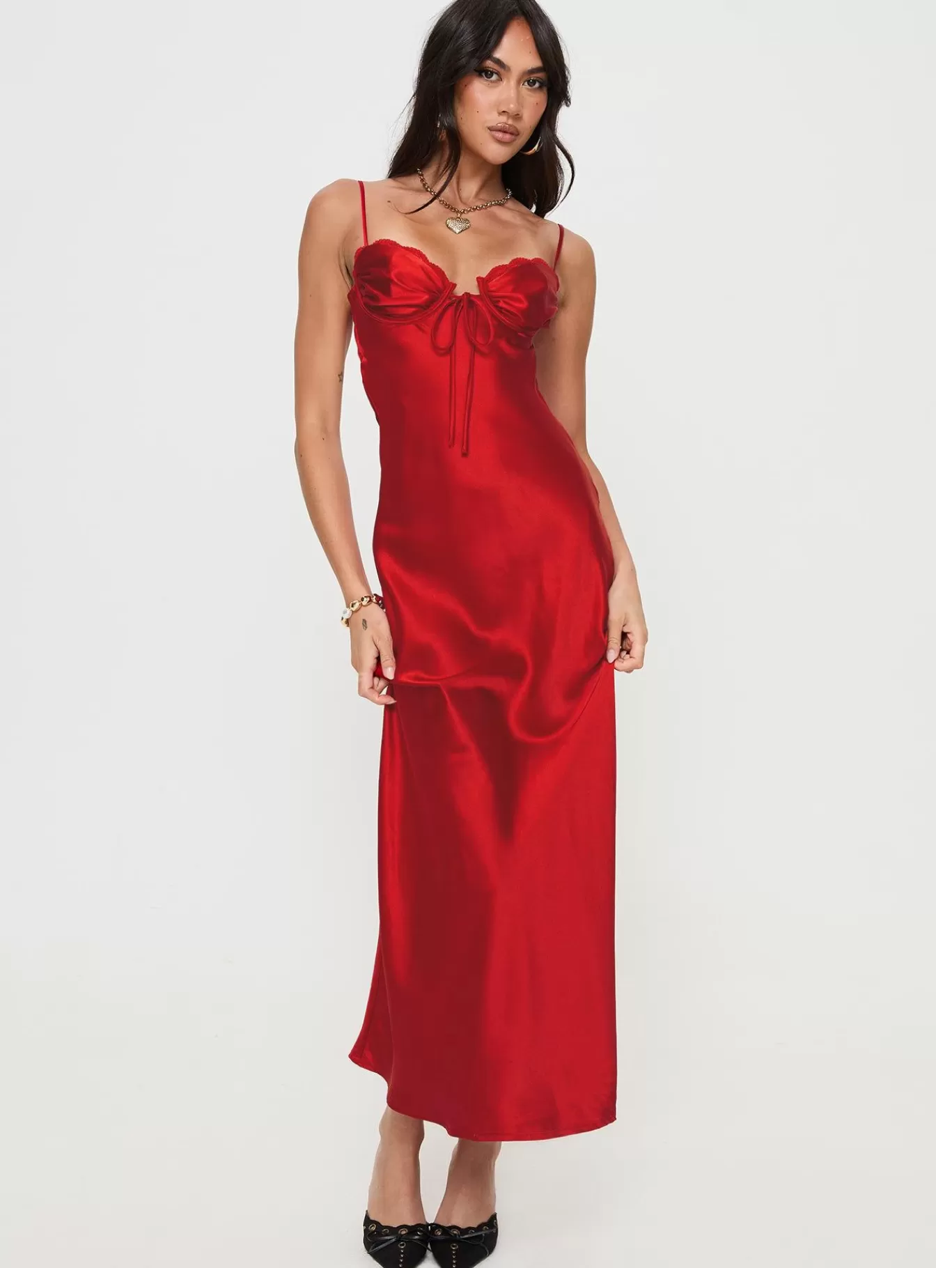 Princess Polly Maxi Dresses | Monument Maxi Dress Red