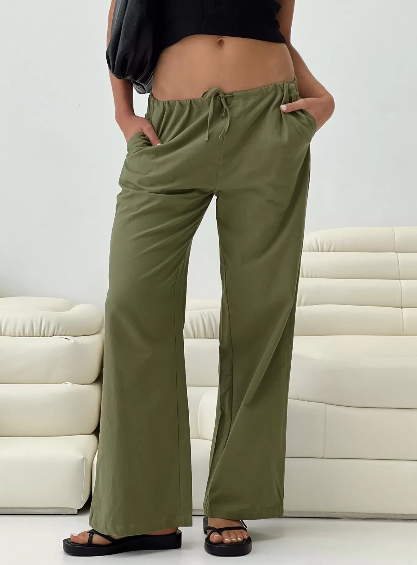 Princess Polly Pants | Nalinee Pants Olive