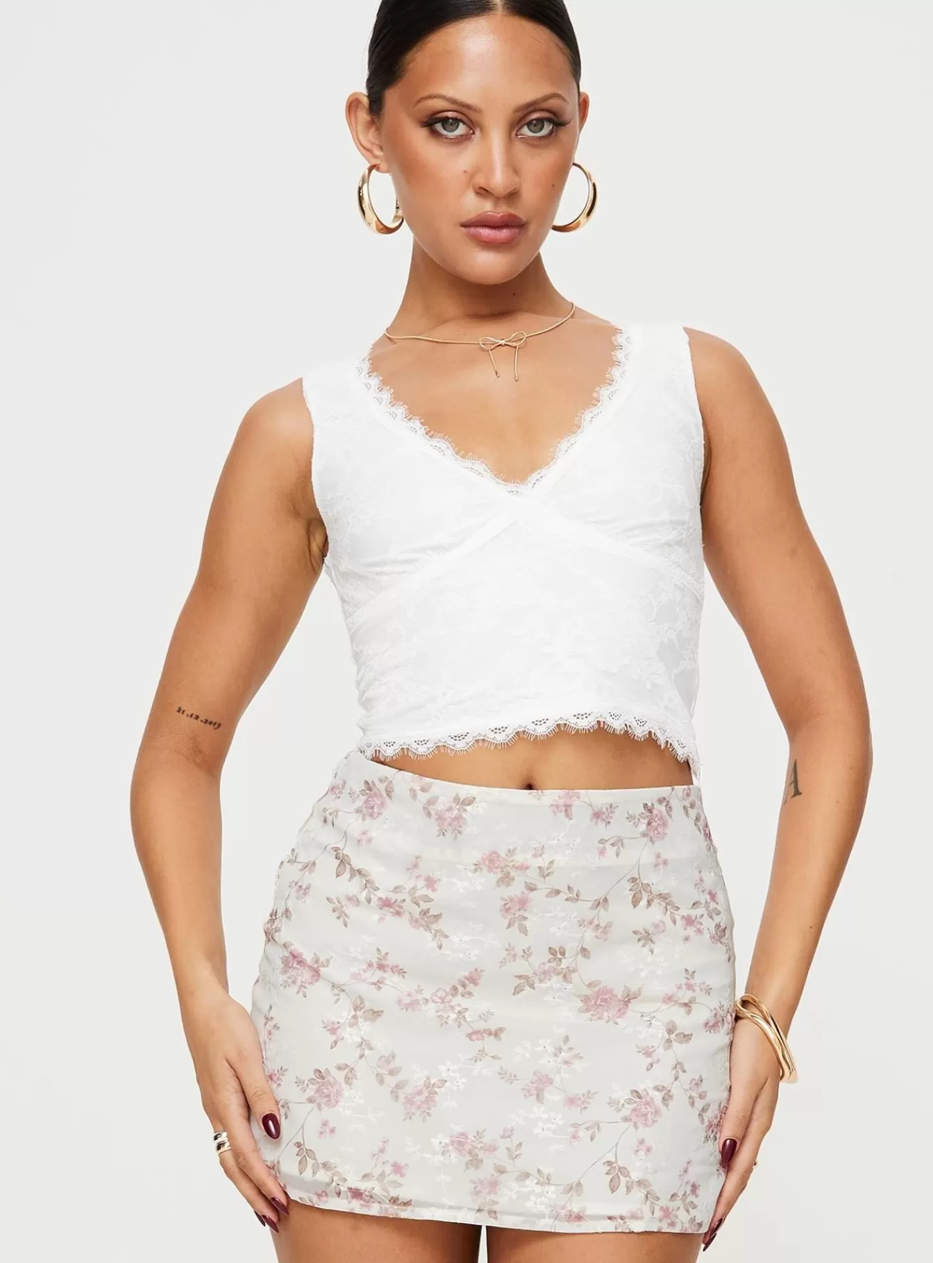 Princess Polly Crop Tops | Naver Top White