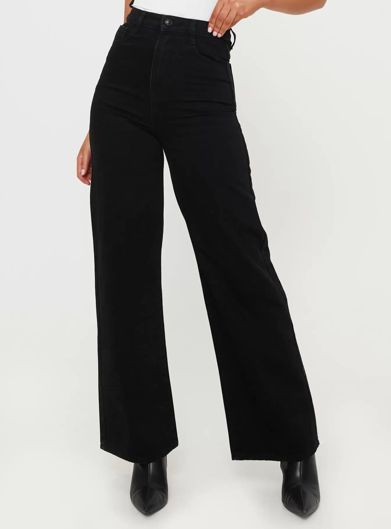 Princess Polly Jeans | Nicolo Jeans Black
