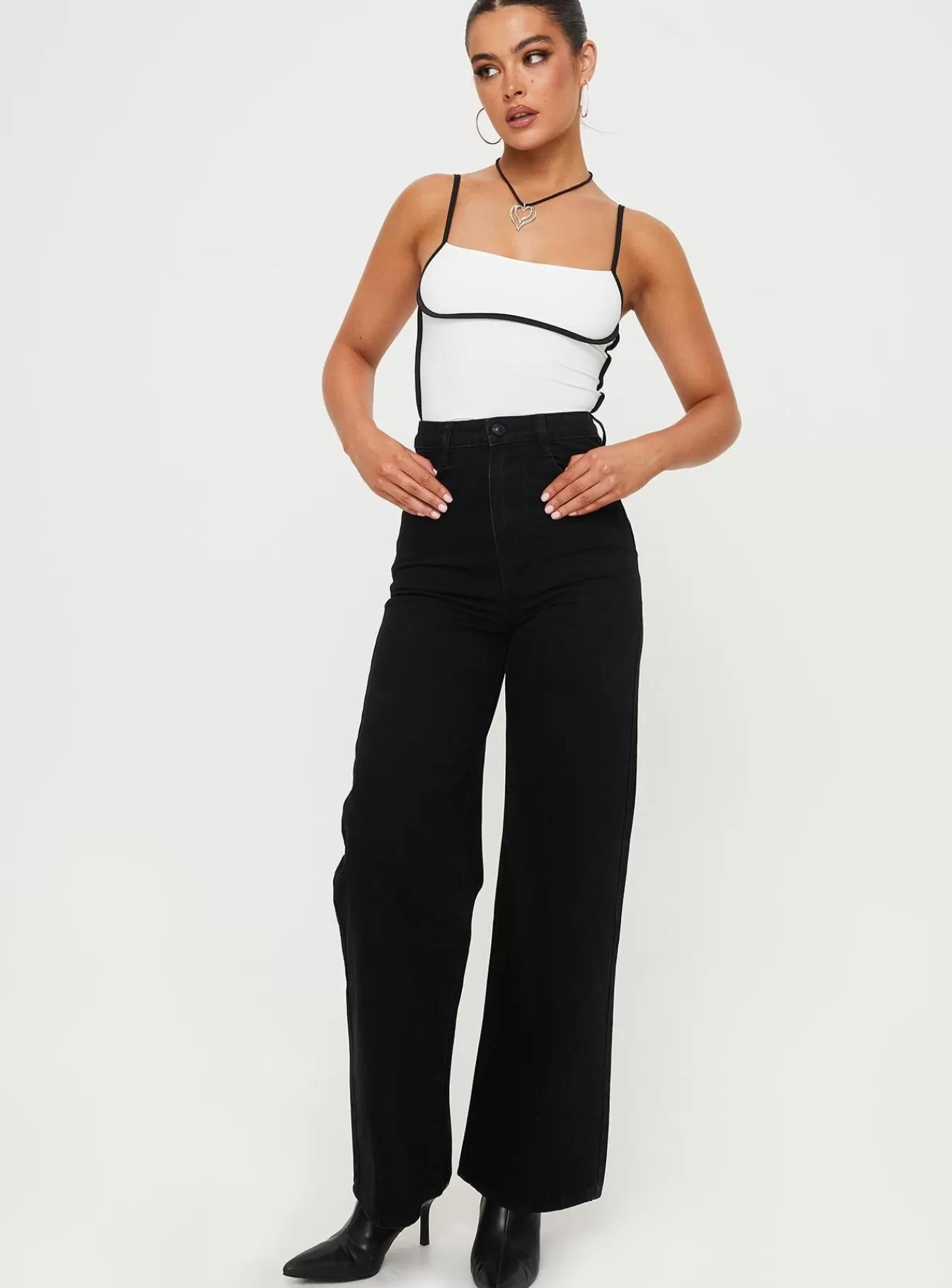 Princess Polly Jeans | Nicolo Jeans Black