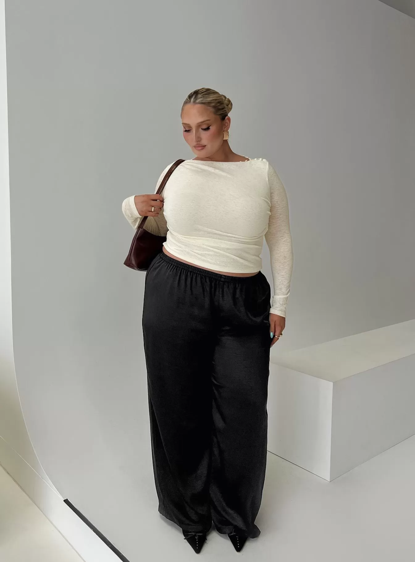 Princess Polly Pants | Nixie Pants Curve Black