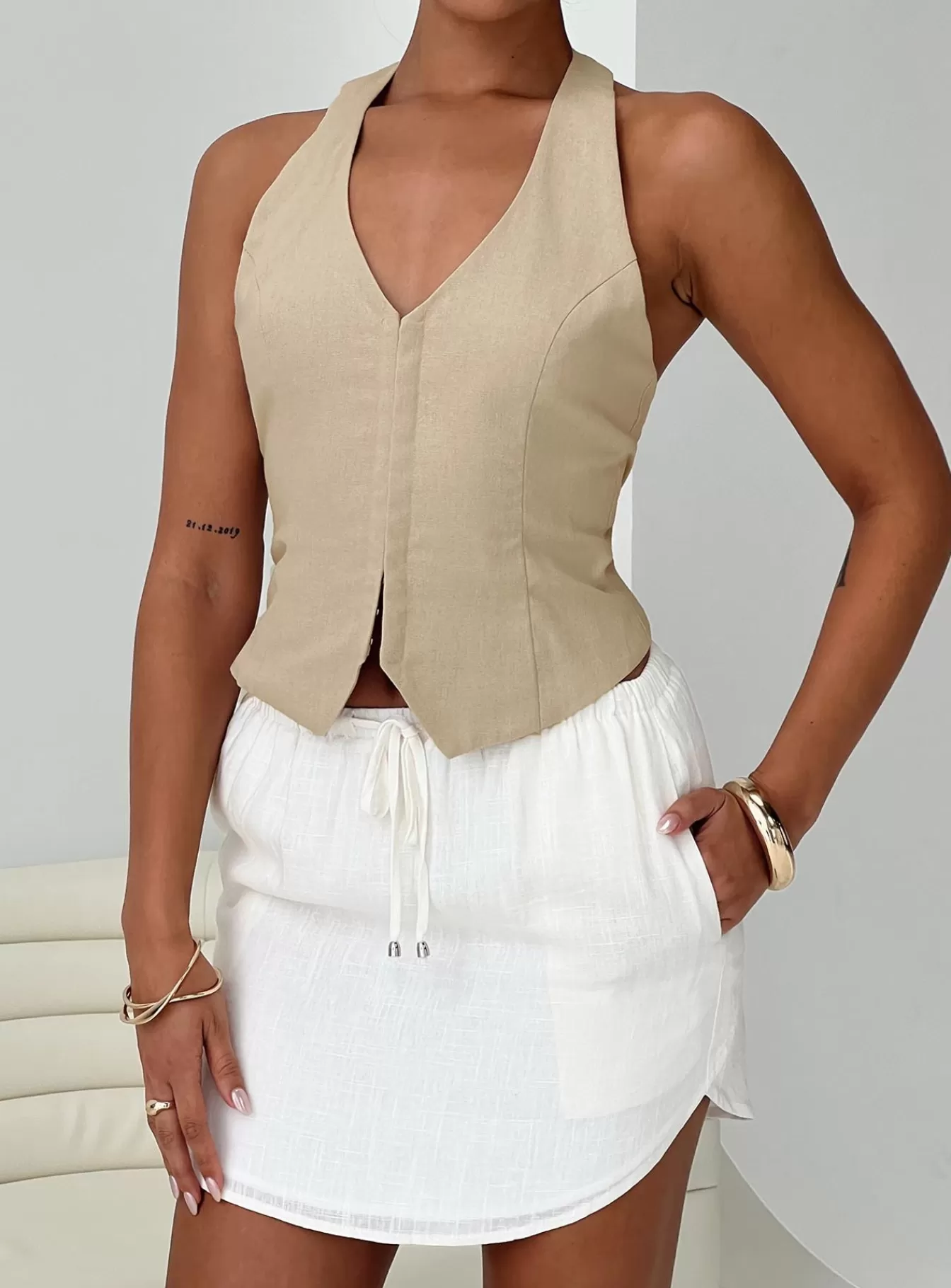 Princess Polly Skirts | Ogilvie Mini Skirt White
