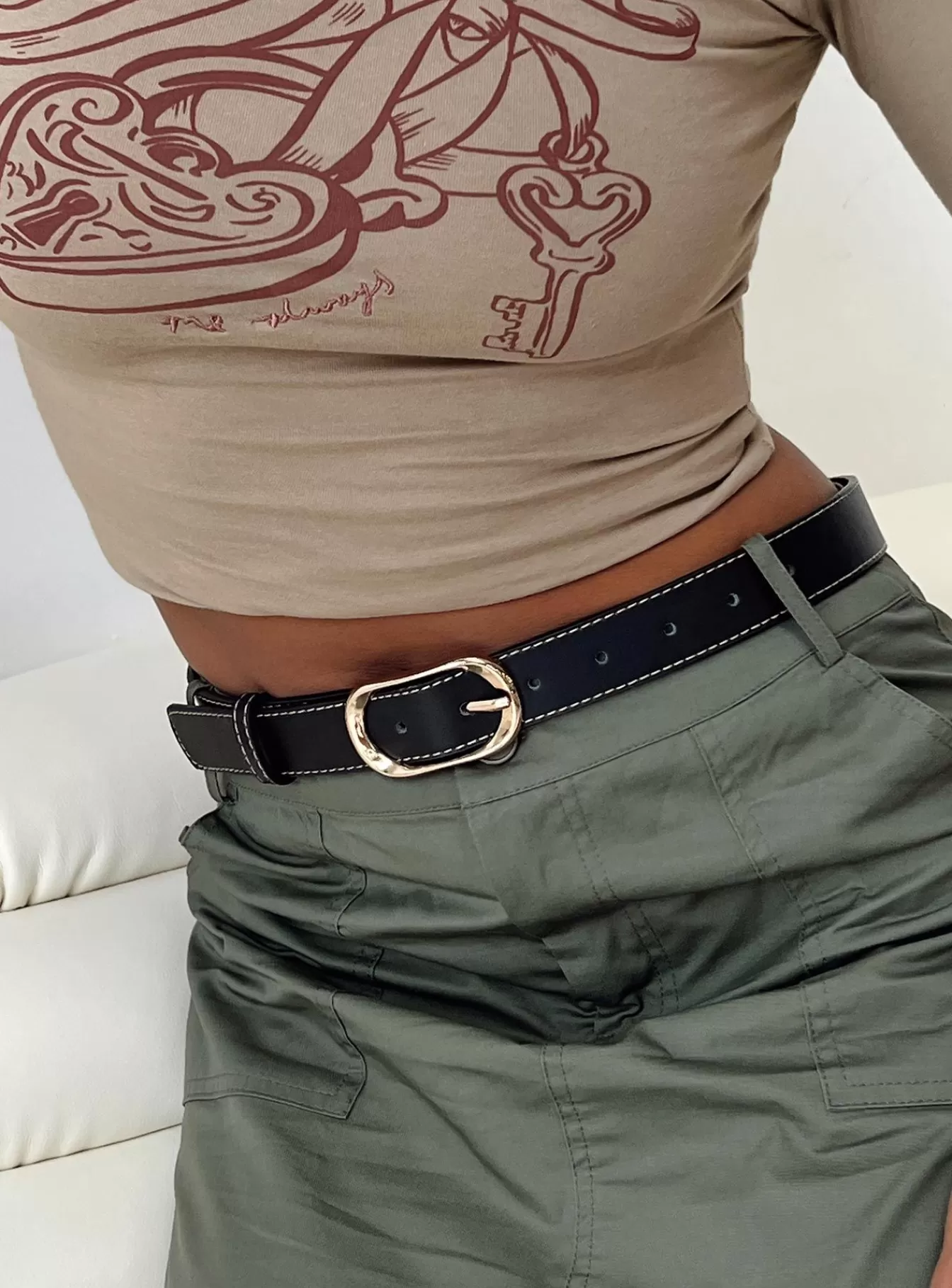 Princess Polly Lower Impact | O'Mealy Belt Black