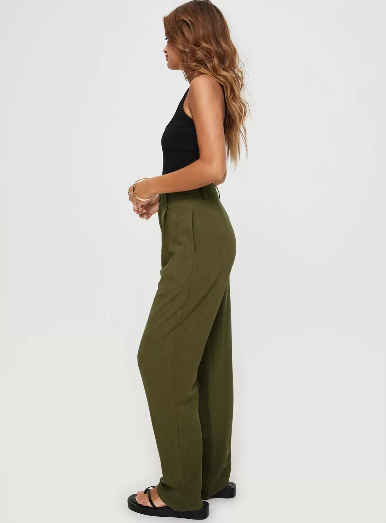 Princess Polly Pants | O'Mealy Pants Green