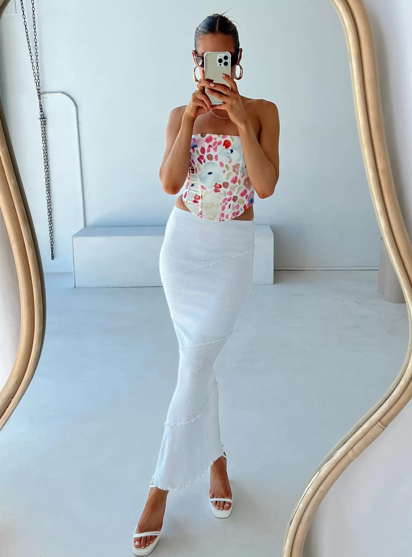 Princess Polly Skirts | Oscar Maxi Skirt White