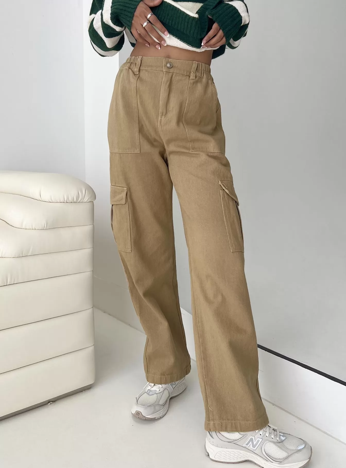 Princess Polly Pants | Pawley Cargo Pants Beige