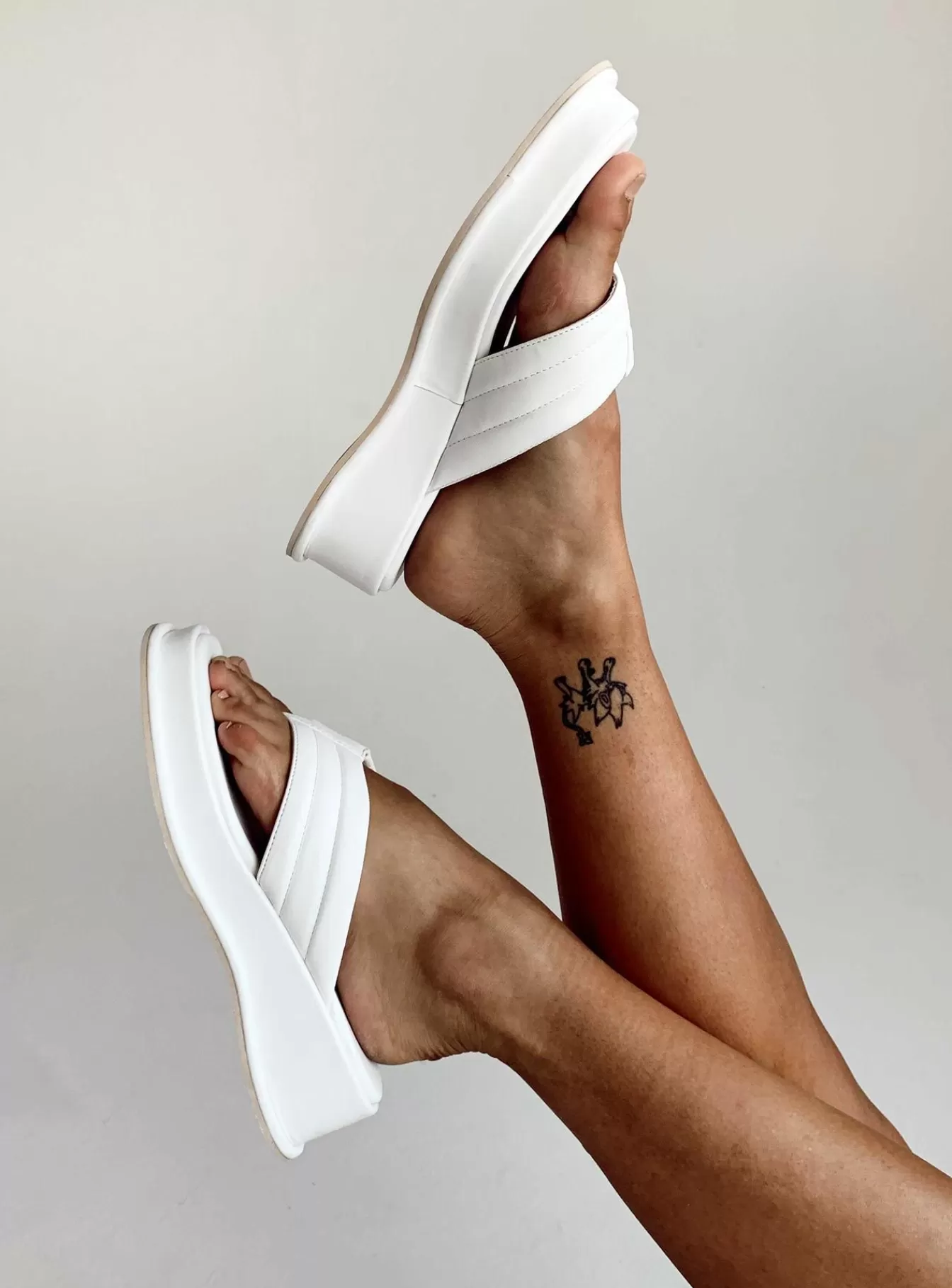 Princess Polly Lower Impact | Pump It Up Platforms White