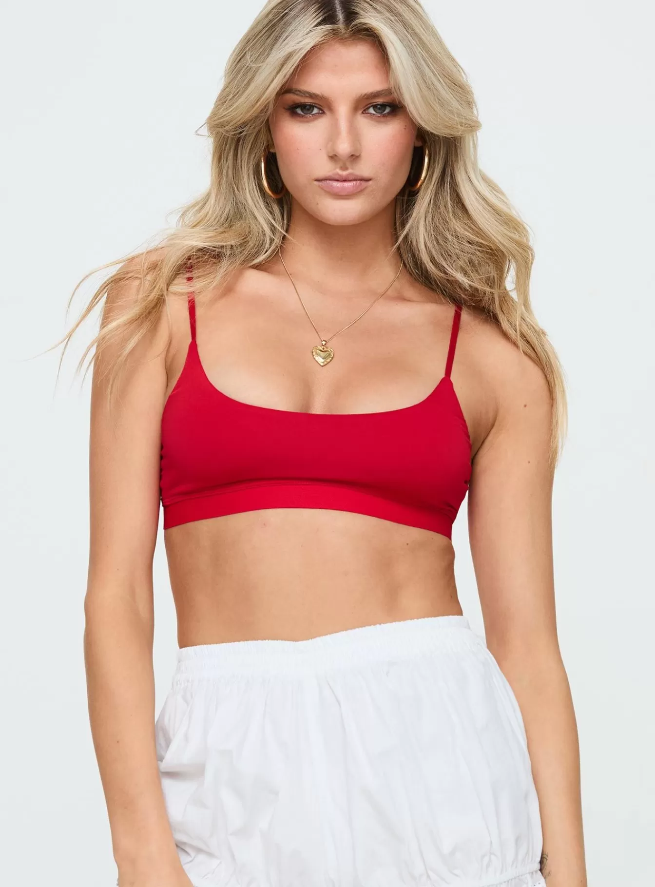 Princess Polly Crop Tops | Remi Bralette Red