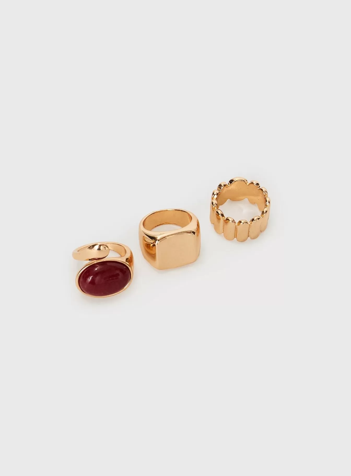 Princess Polly Lower Impact | Romancer Chunky Ring Pack Multi