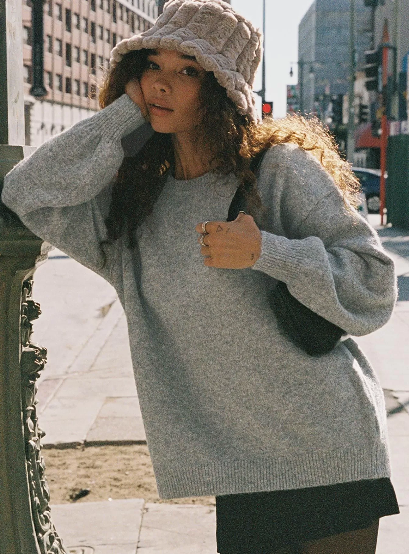 Princess Polly Lower Impact | Ryanna Sweater Grey