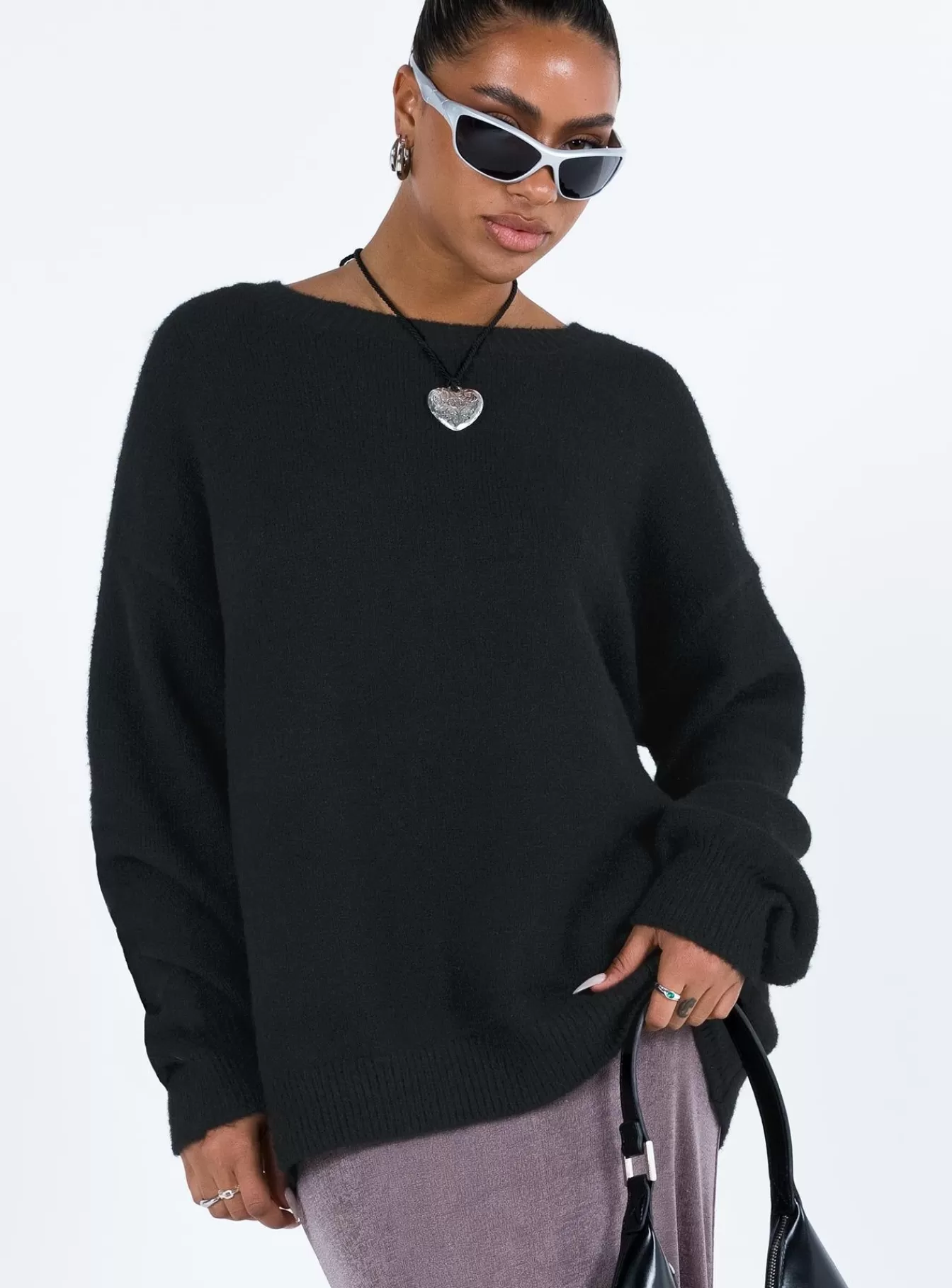 Princess Polly Knitted Sweaters | Ryanna Sweater Black