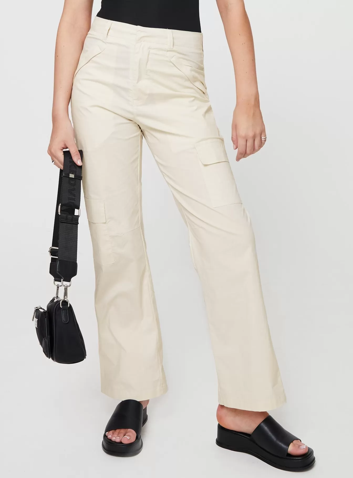 Princess Polly Pants | Ryliana Cargo Pants Beige