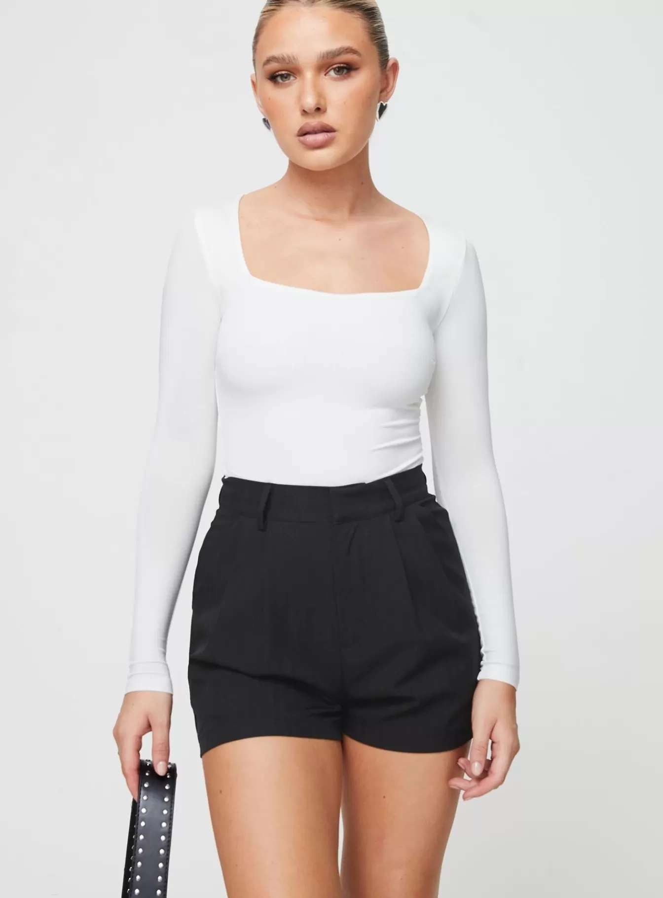 Princess Polly Shorts | Seize The Day Shorts Black