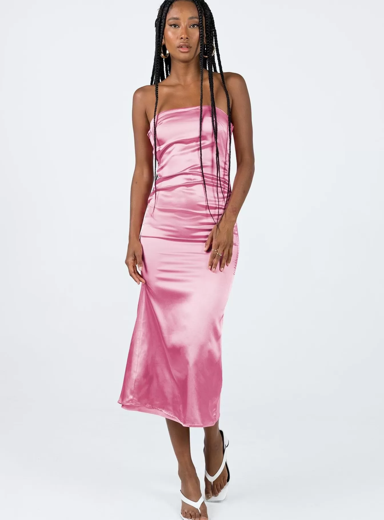 Princess Polly Maxi Dresses | Shaya Strapless Maxi Dress Pink