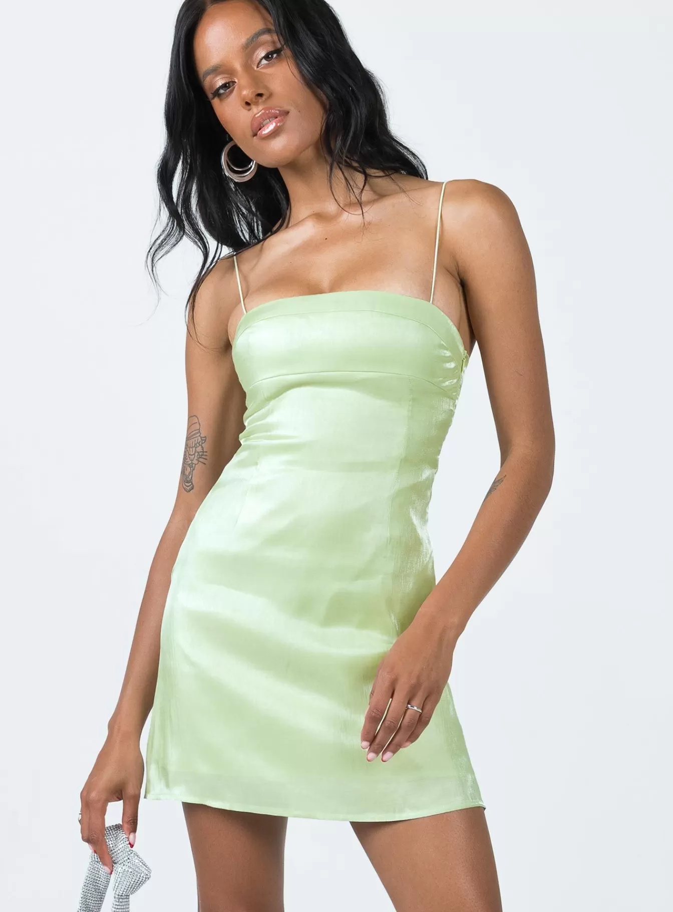 Princess Polly Mini Dresses | Simmons Mini Dress Green