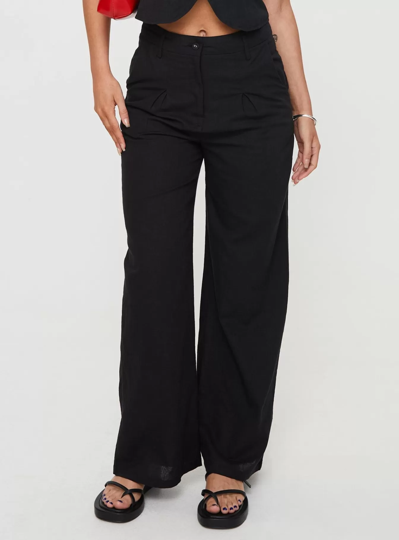 Princess Polly Pants | Sofi Pants Black