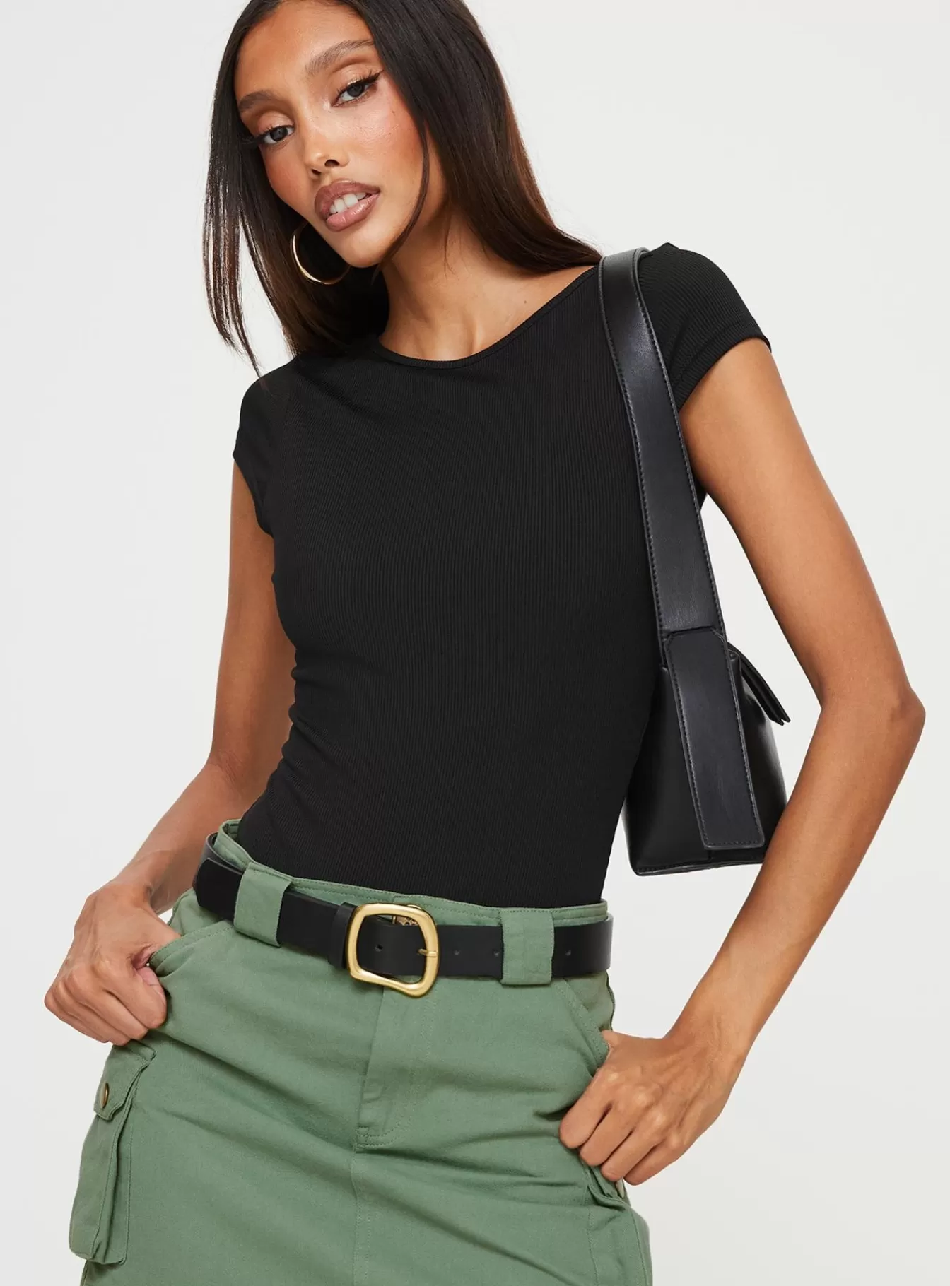 Princess Polly Casual Tops | Solita Bodysuit Black