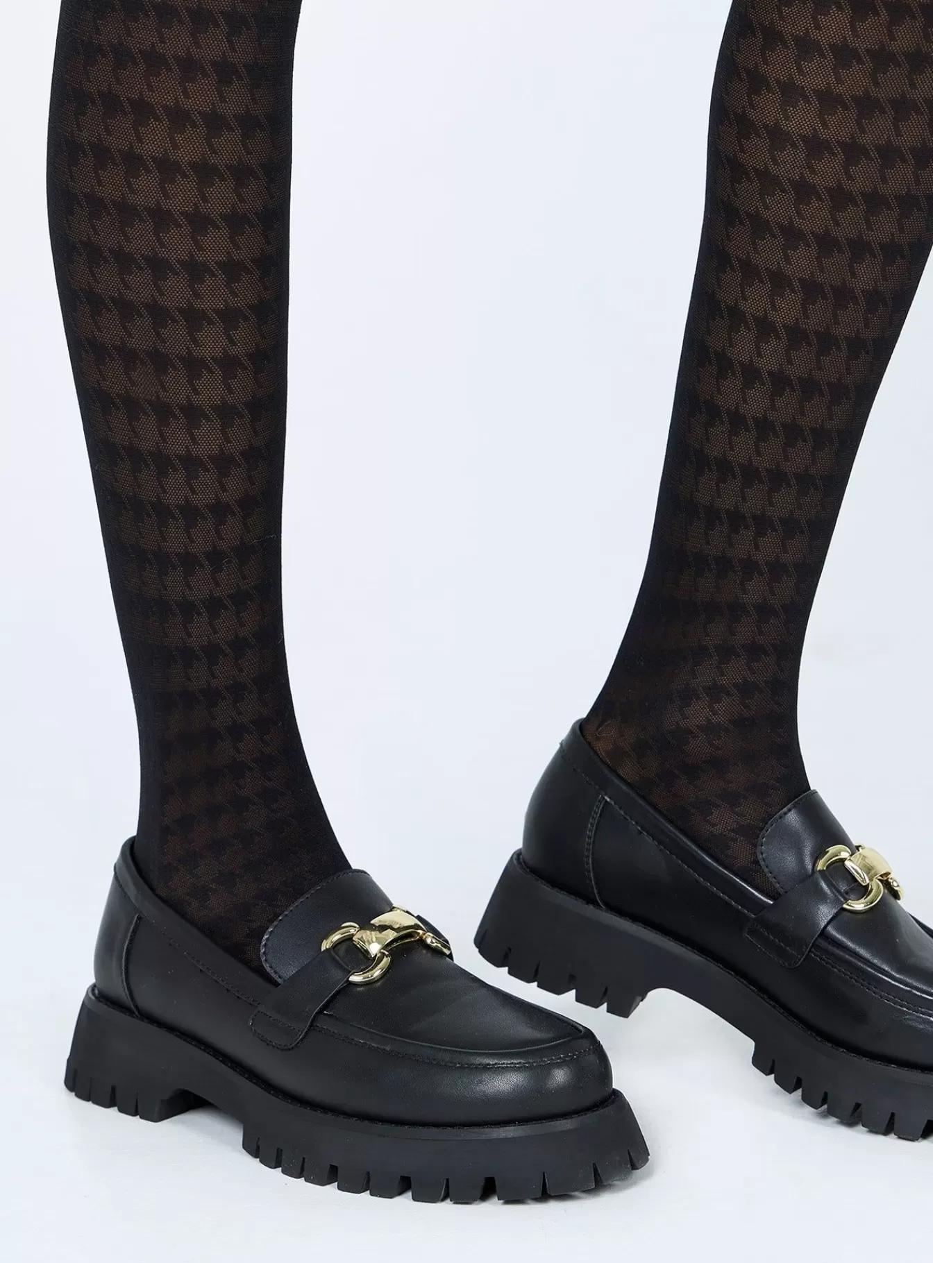 Princess Polly Lower Impact | Stanford Loafers Black