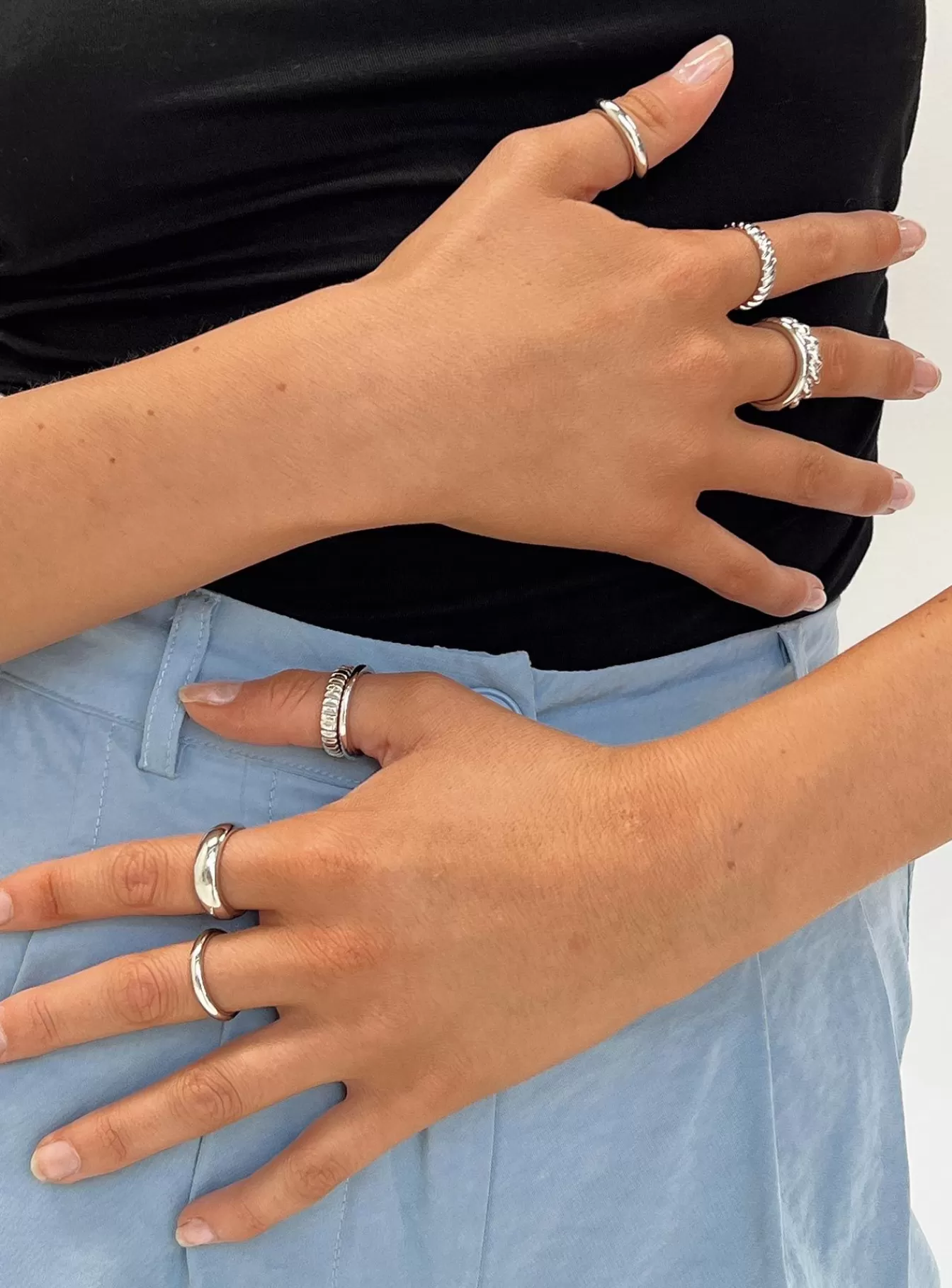 Princess Polly Lower Impact | Strait Ring Pack Silver