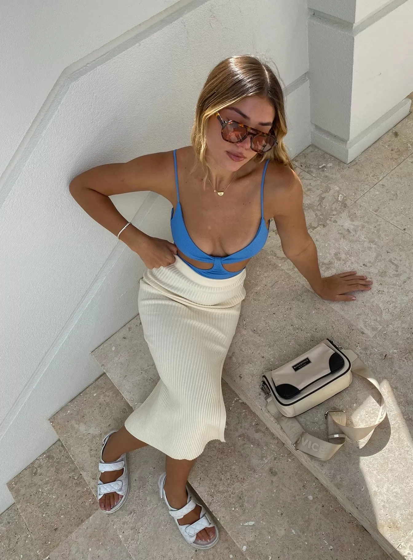 Princess Polly Skirts | Tanna Midi Skirt Cream