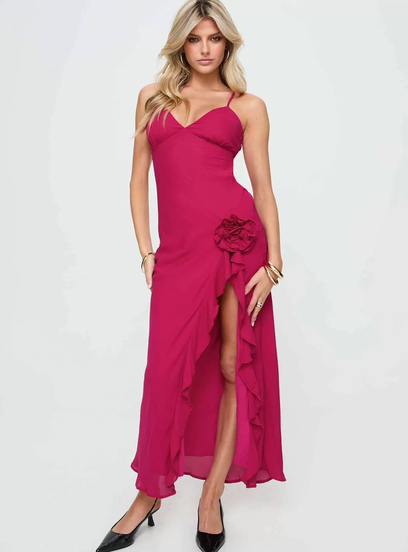 Princess Polly Maxi Dresses | Thalassa Maxi Dress Red