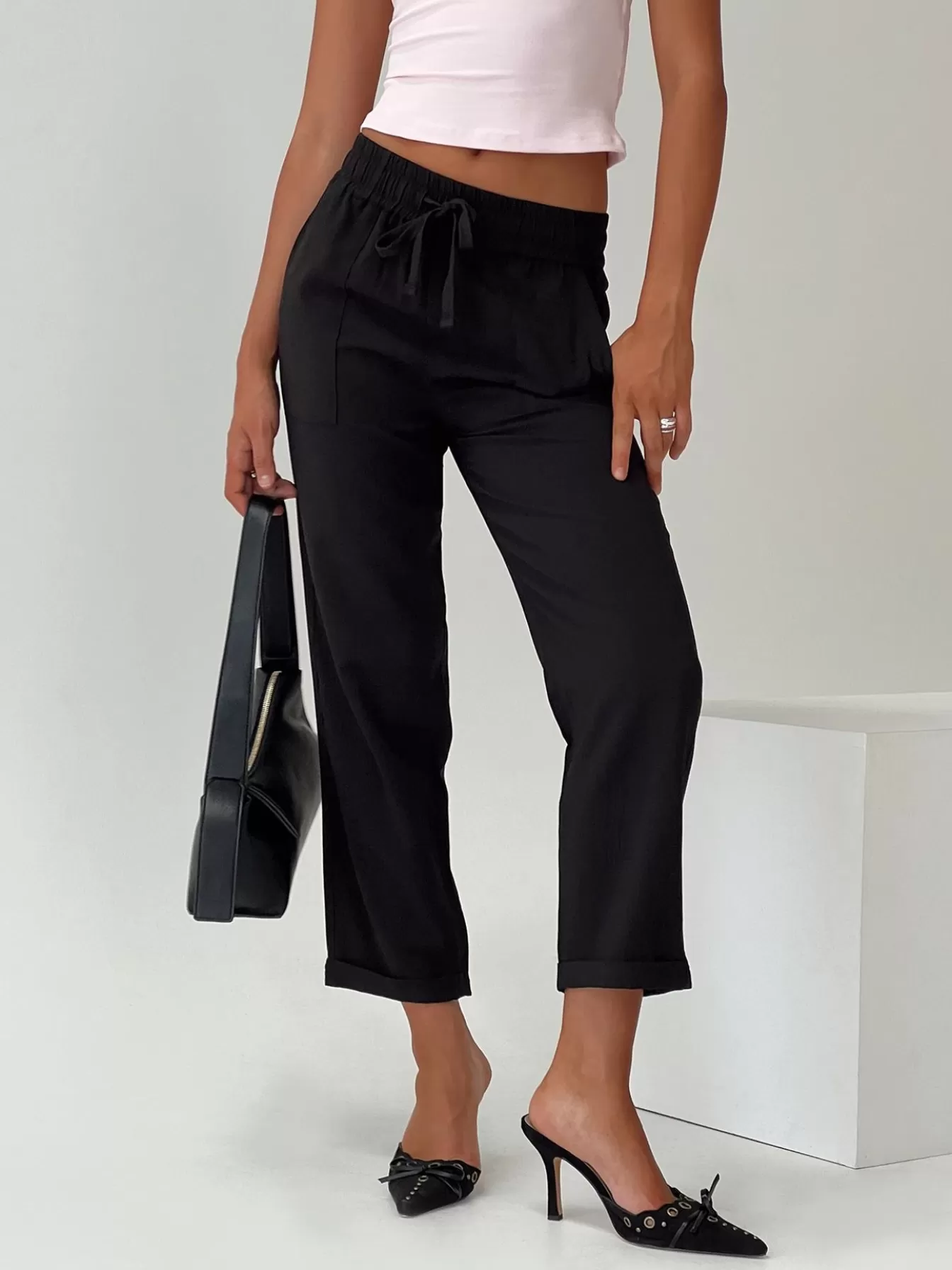 Princess Polly Pants | Tillas Cargo Pants Black