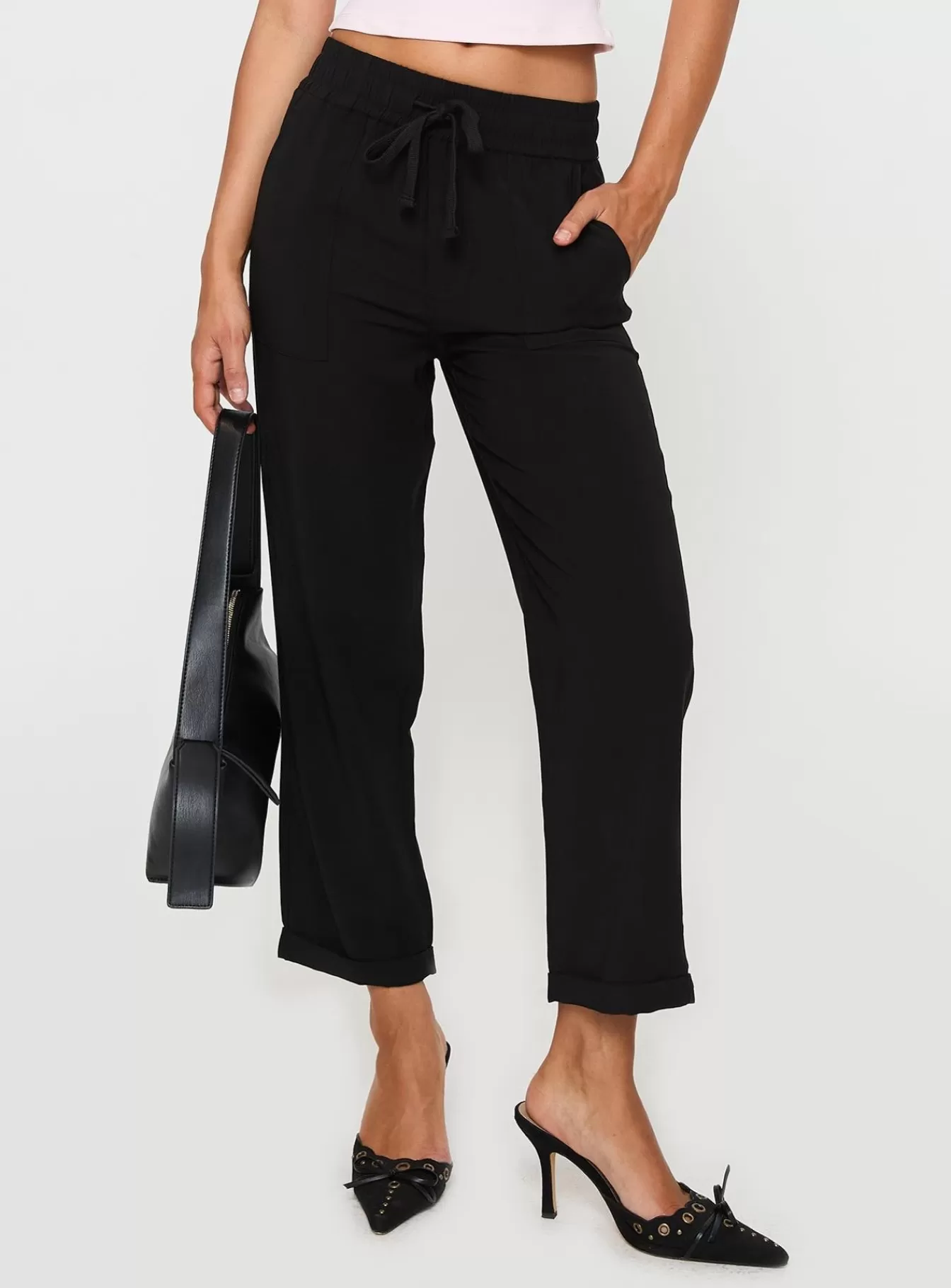 Princess Polly Pants | Tillas Cargo Pants Black