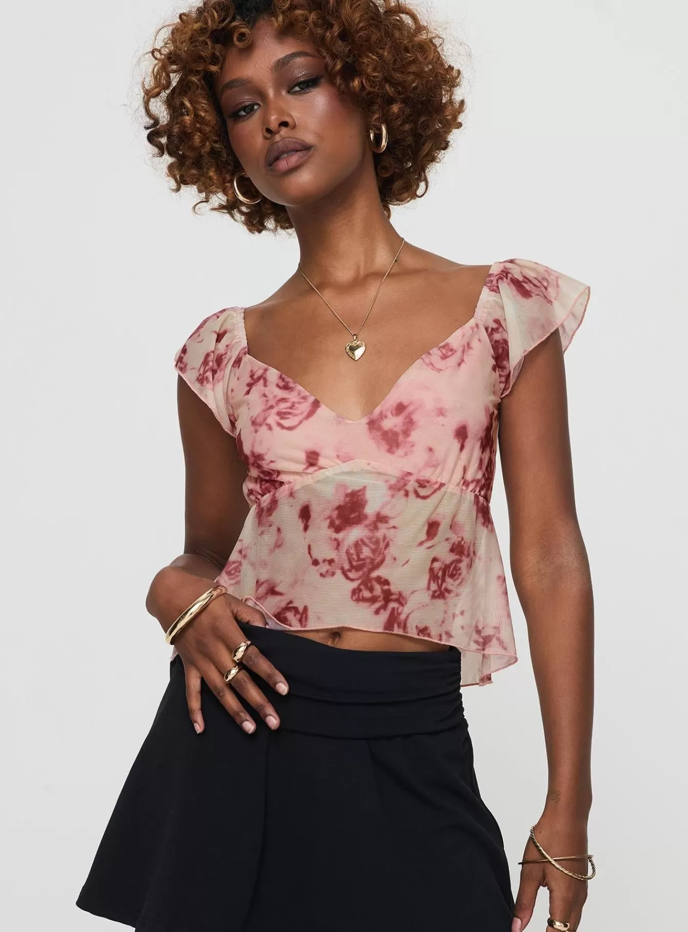 Princess Polly Spring Tops | Time After Top Pink Floral