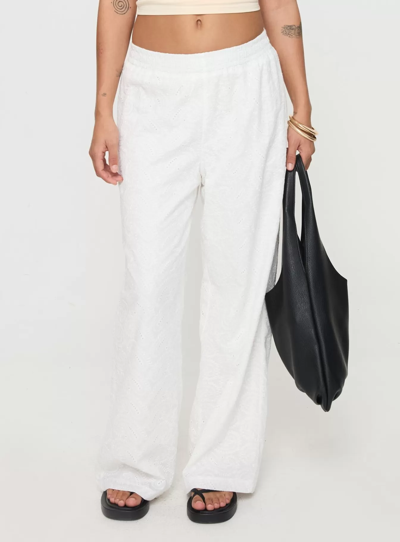 Princess Polly Pants | Unfair Pants White