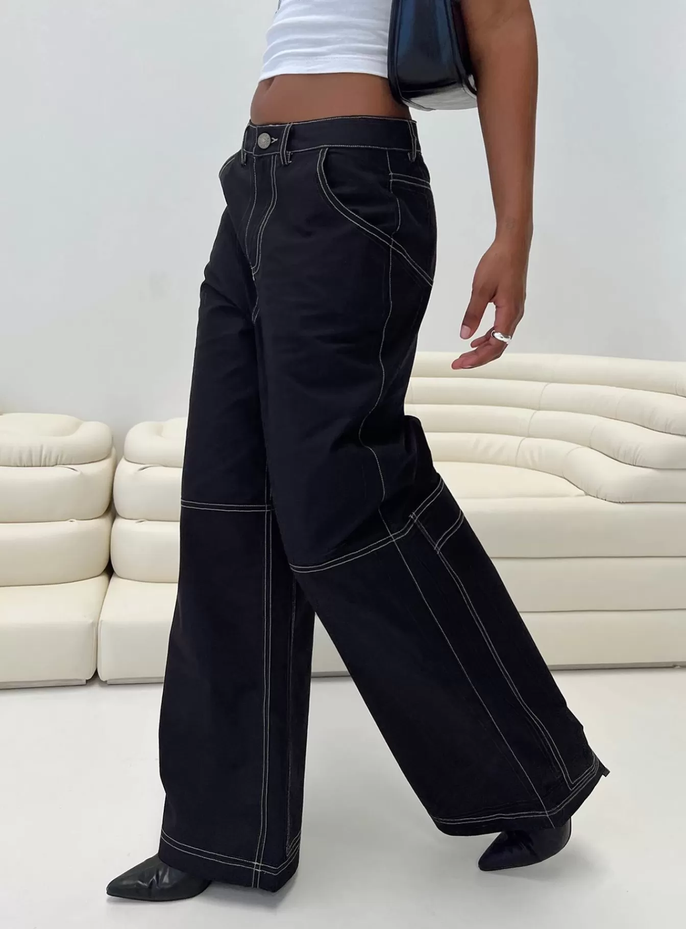 Princess Polly Pants | Uriah Pants Black