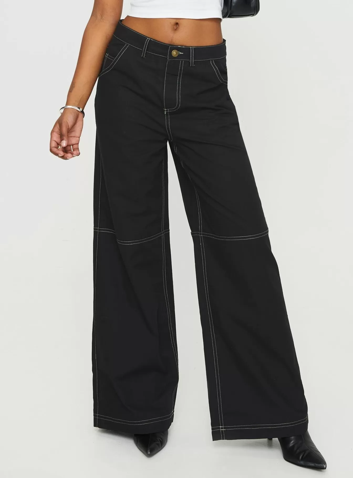 Princess Polly Pants | Uriah Pants Black