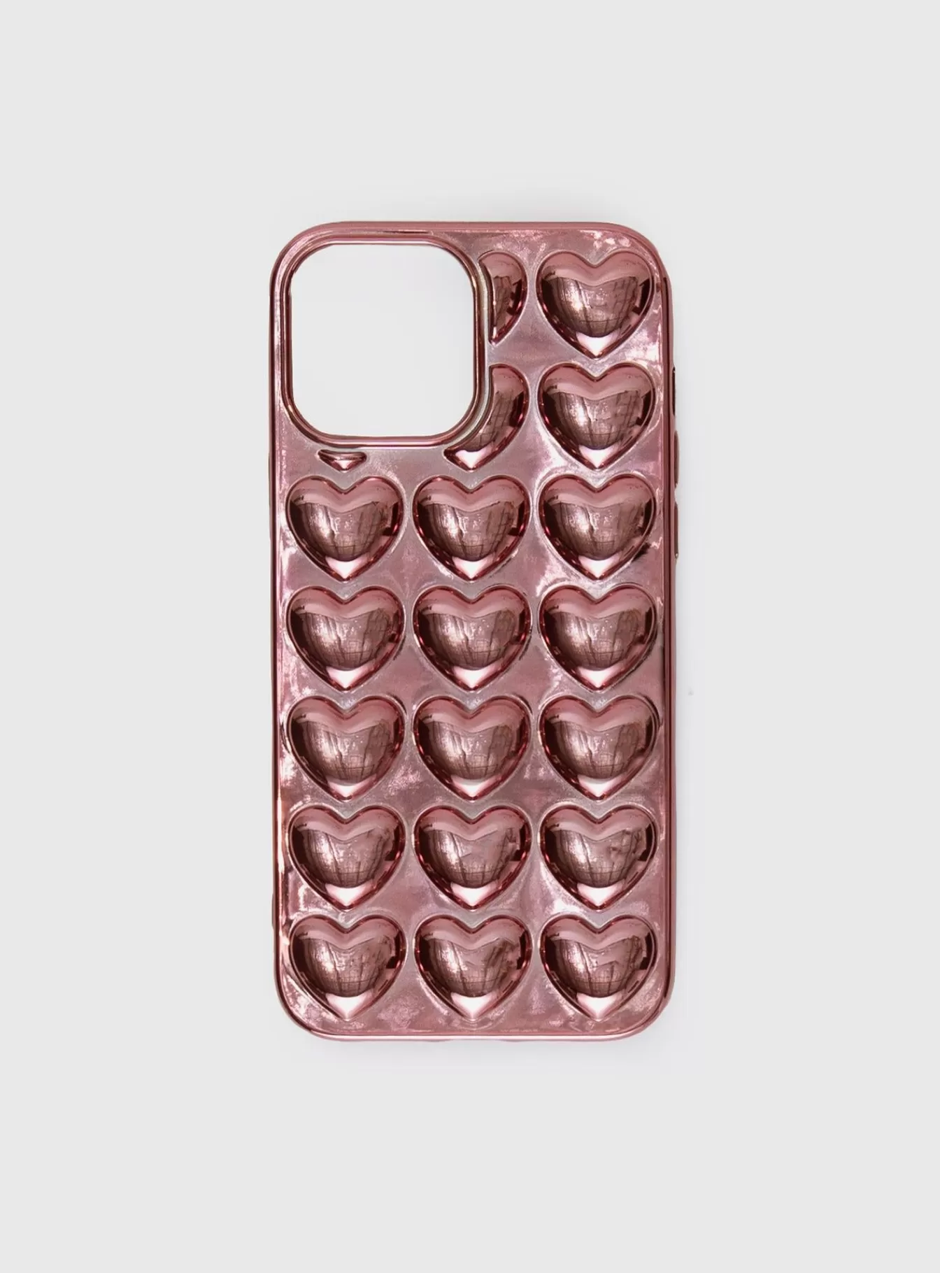 Princess Polly Phone Accessories | Valentina Iphone Case Metallic Pink