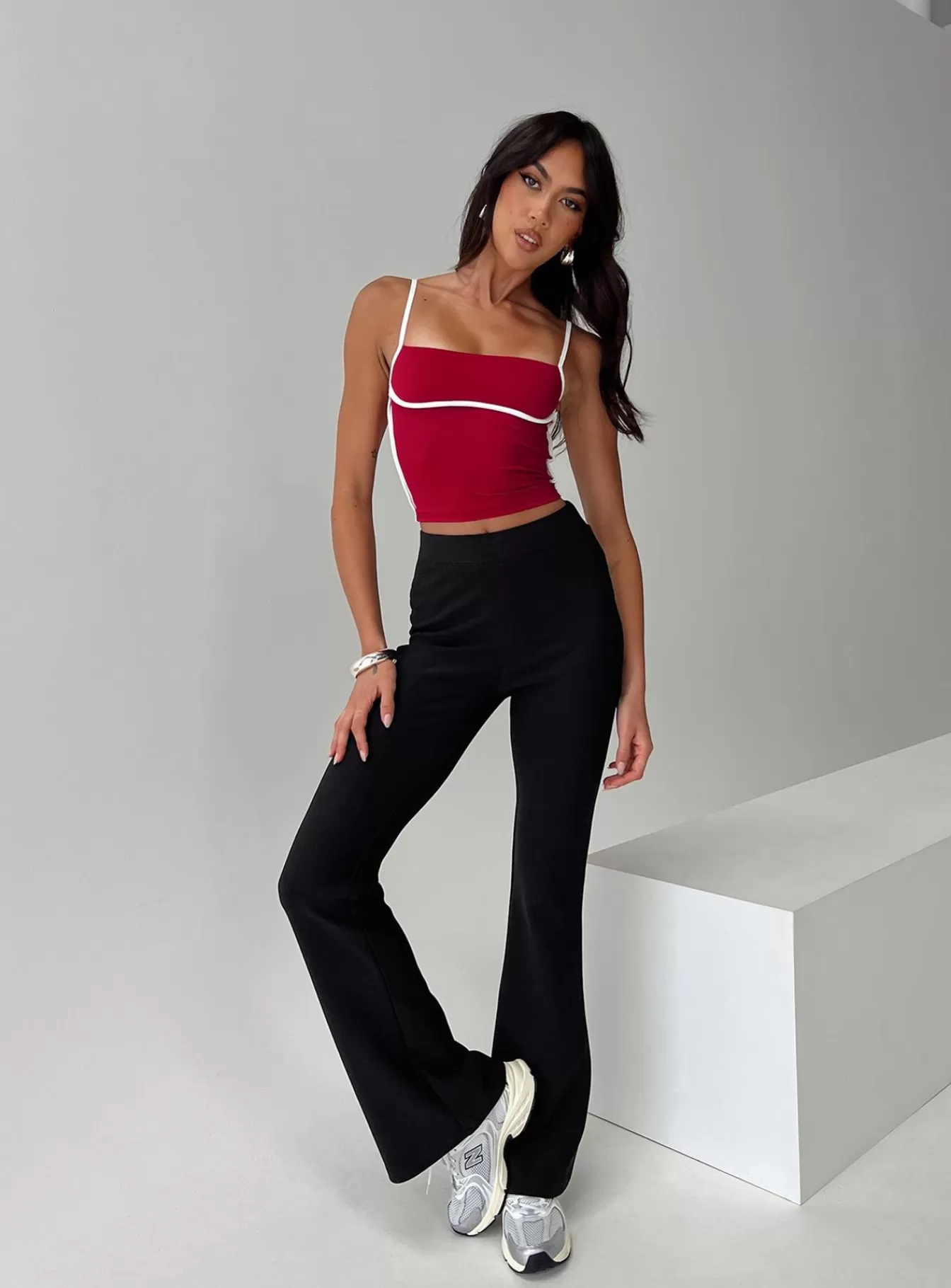 Princess Polly Pants | Vasquez Flared Pants Black