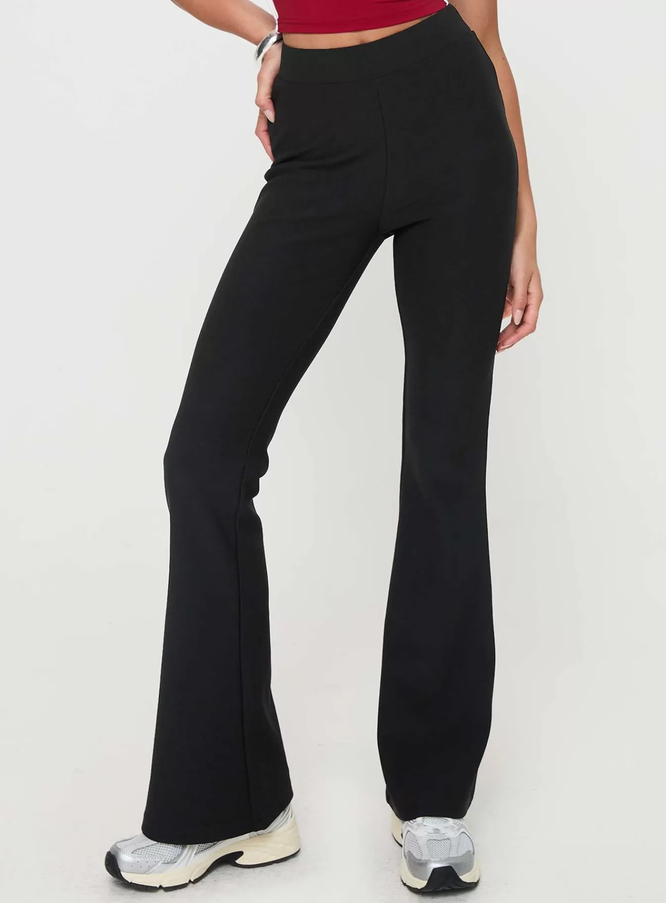 Princess Polly Pants | Vasquez Flared Pants Black