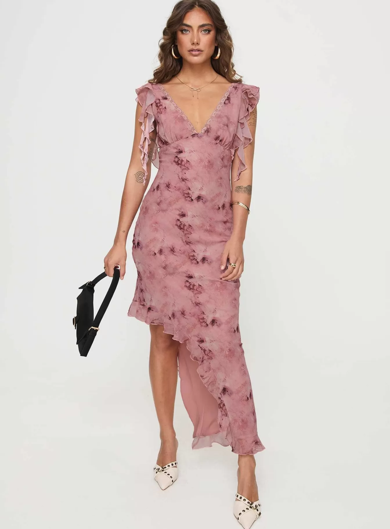 Princess Polly Midi Dresses | Vestige Midi Dress Pink