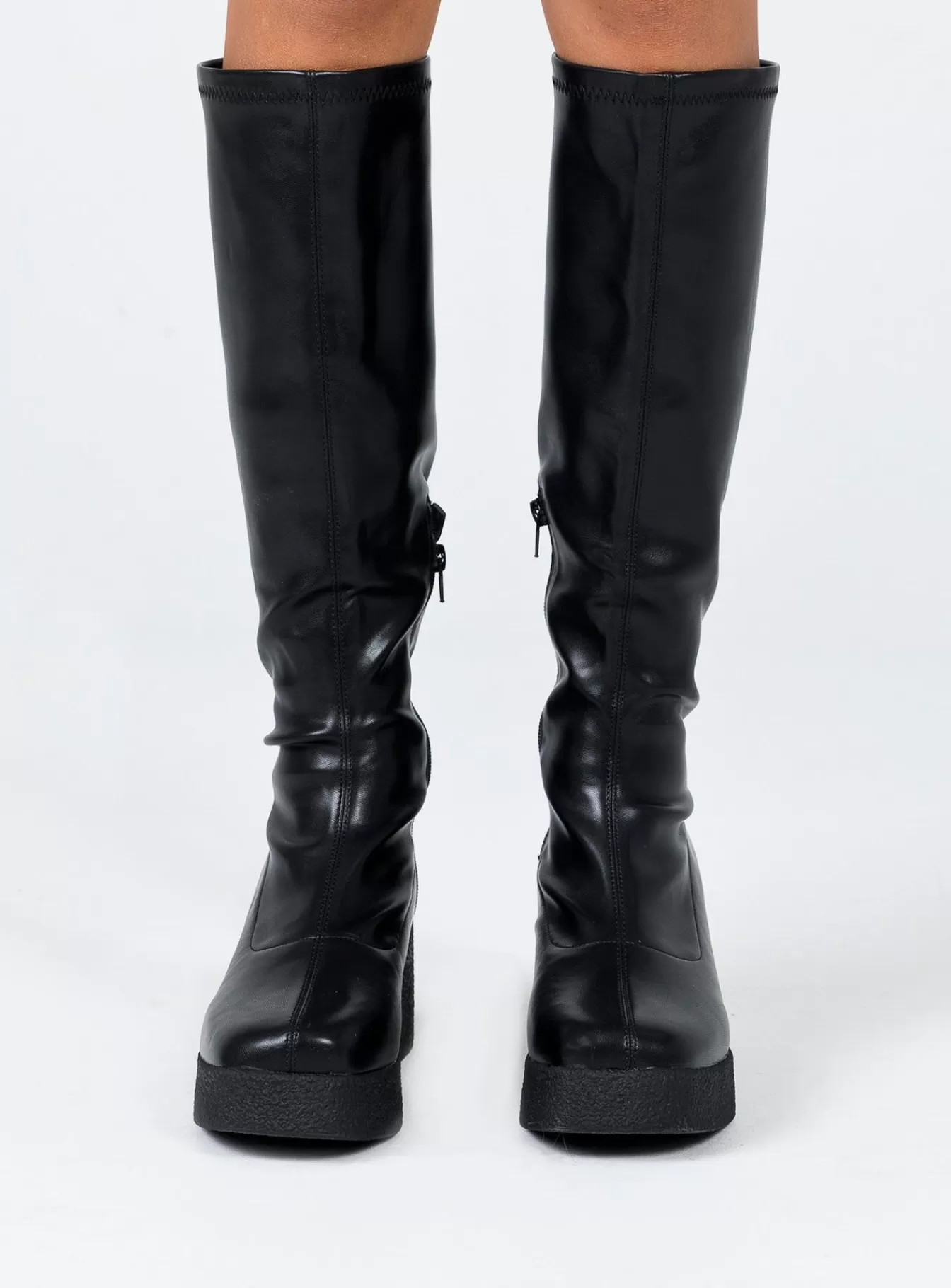 Princess Polly Lower Impact | Westcott Knee High Boots Black