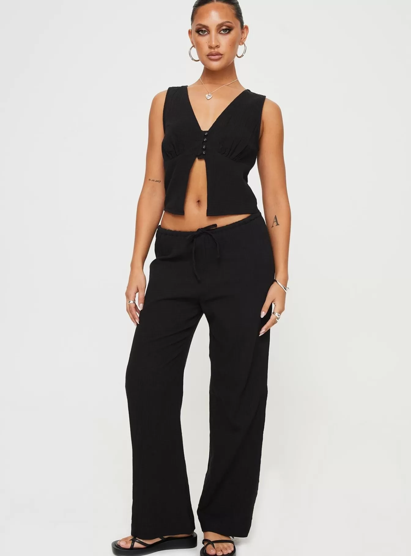 Princess Polly Pants | Zanzibar Pants Black