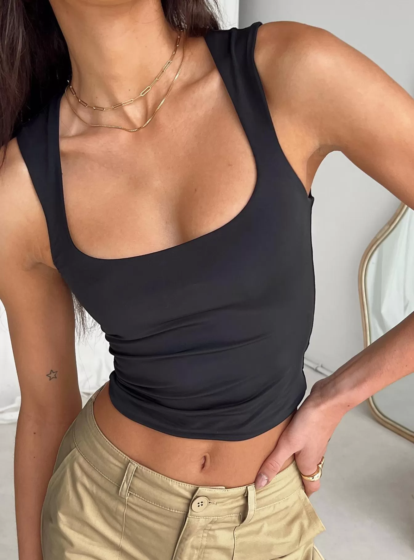 Princess Polly Casual Tops | Zoe Top Black
