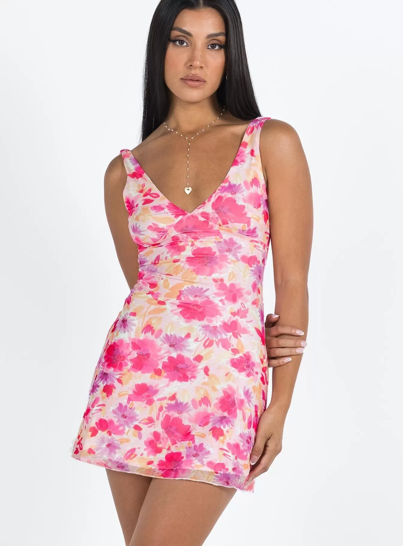 Princess Polly Mini Dresses | Zuba Mini Dress Pink Floral